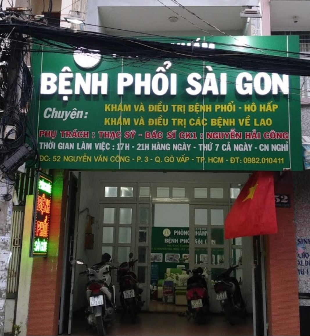 Phòng khám lao phổi Sài Gòn - Bs Nguyễn Hải Công
