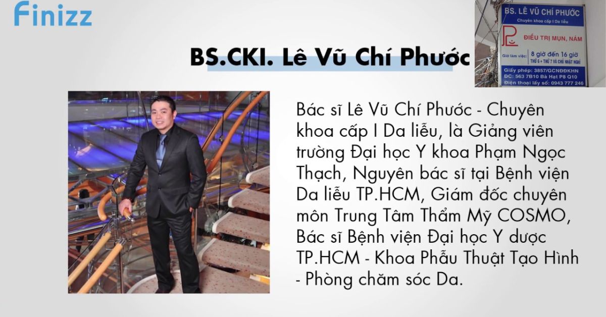Phòng khám Da liễu Phước Lê - BS.CKI. Lê Vũ Chí Phước