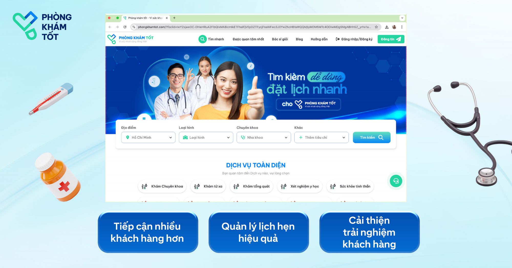 Tăng lượt khách mà không cần quảng cáo tốn phí: Giải pháp dành cho phòng khám thời 4.0